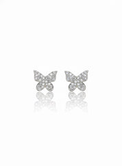 Pave Butterfly Earrings
