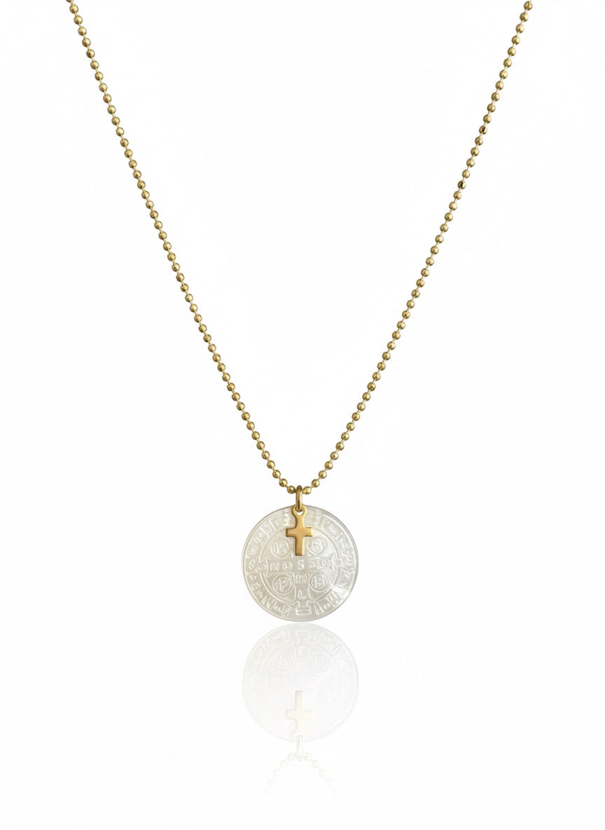 San Benito Mother Pearl Necklace