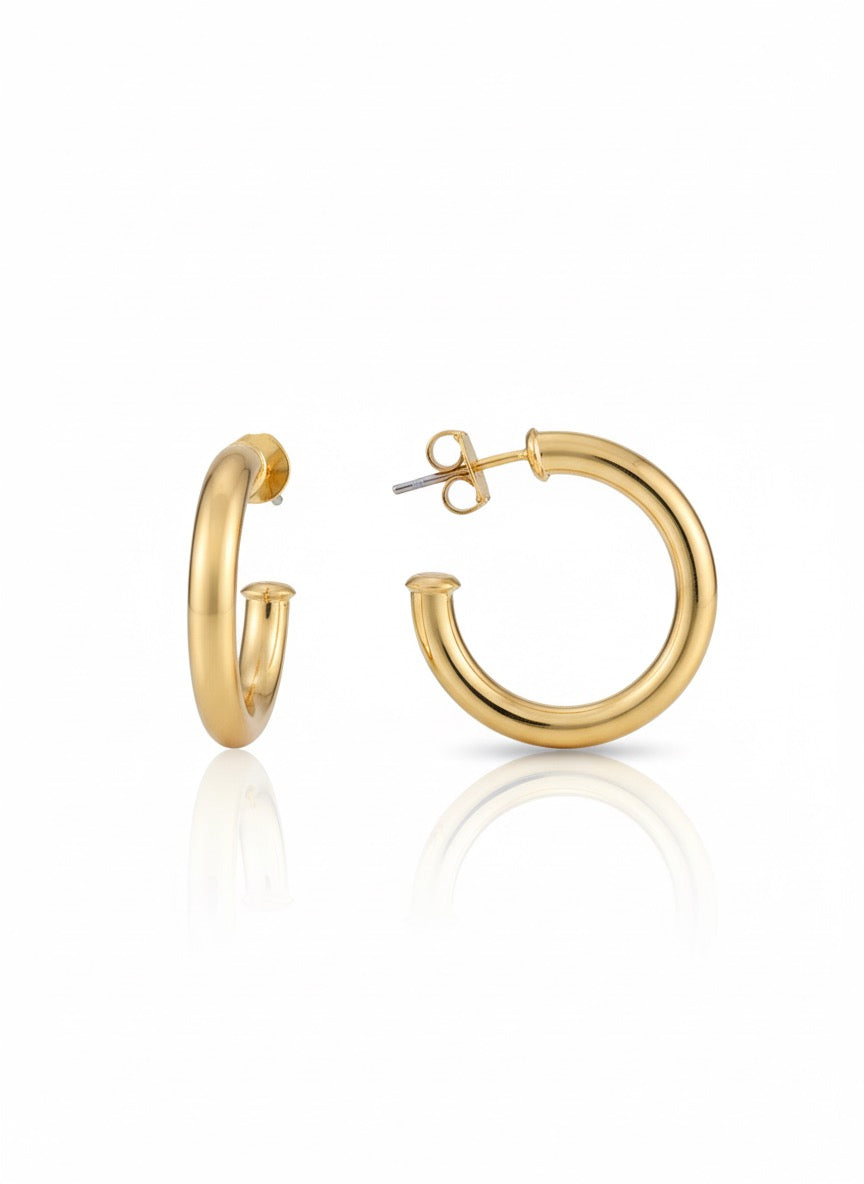 Golden Hoops-2cm