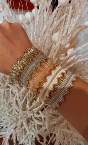 Fringy Knitted Bracelet