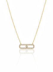 Bezel Station Necklace