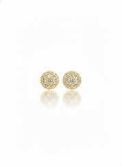 Round Flower Studs
