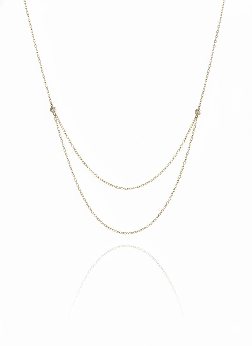 Double Layer Chain Necklace