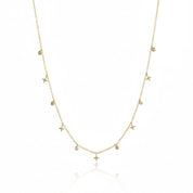Stars and Dots Dangling Necklace