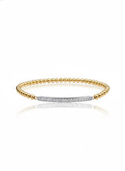 Thin Silver Bar Goldfilled Bracelet