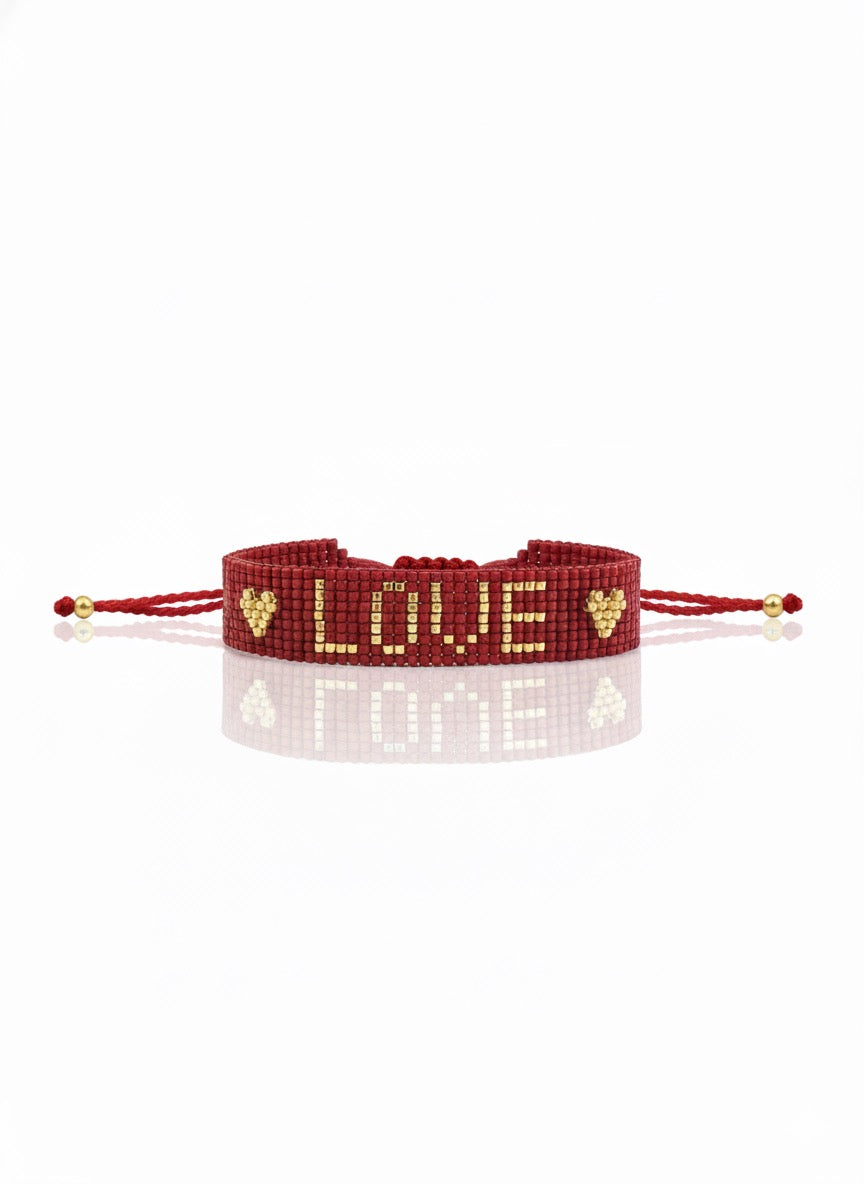 Love Knitted Bracelet