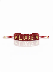 Love Knitted Bracelet