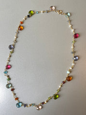 Choker Multicolor Stones