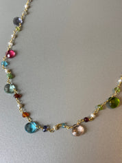 Choker Multicolor Stones