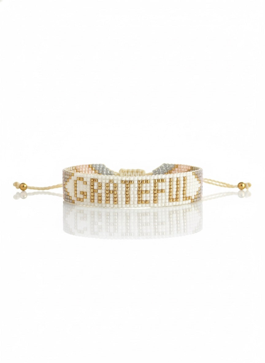 Grateful Knitted Bracelet