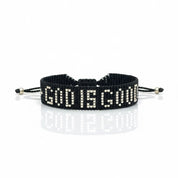 God is Good Knitted Bracelet