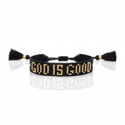 God is Good Knitted Bracelet