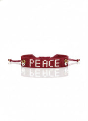 Peace Knitted Bracelet
