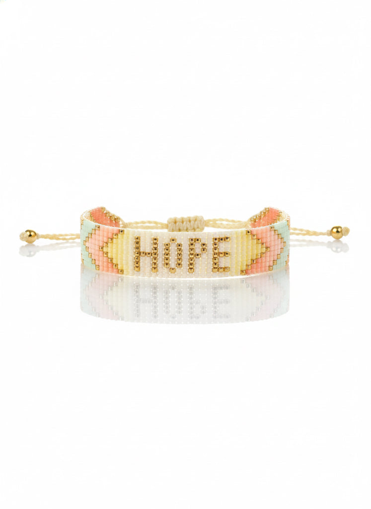 Hope Knitted Bracelet