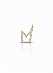 Diamond Initial M Charm
