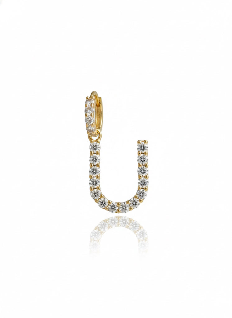 Diamond Initial U Charm