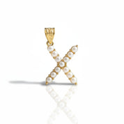 Pearl Inital X Charm