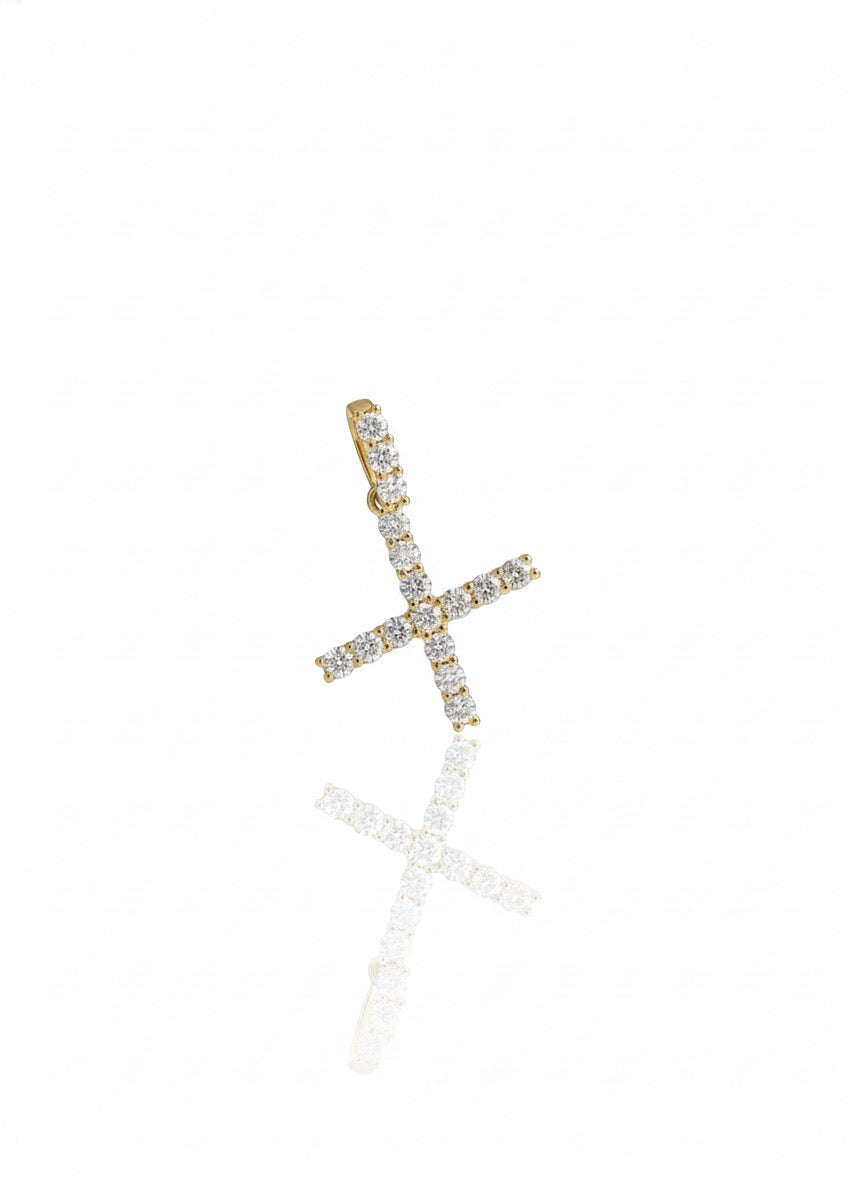 Diamond Initial X Charm