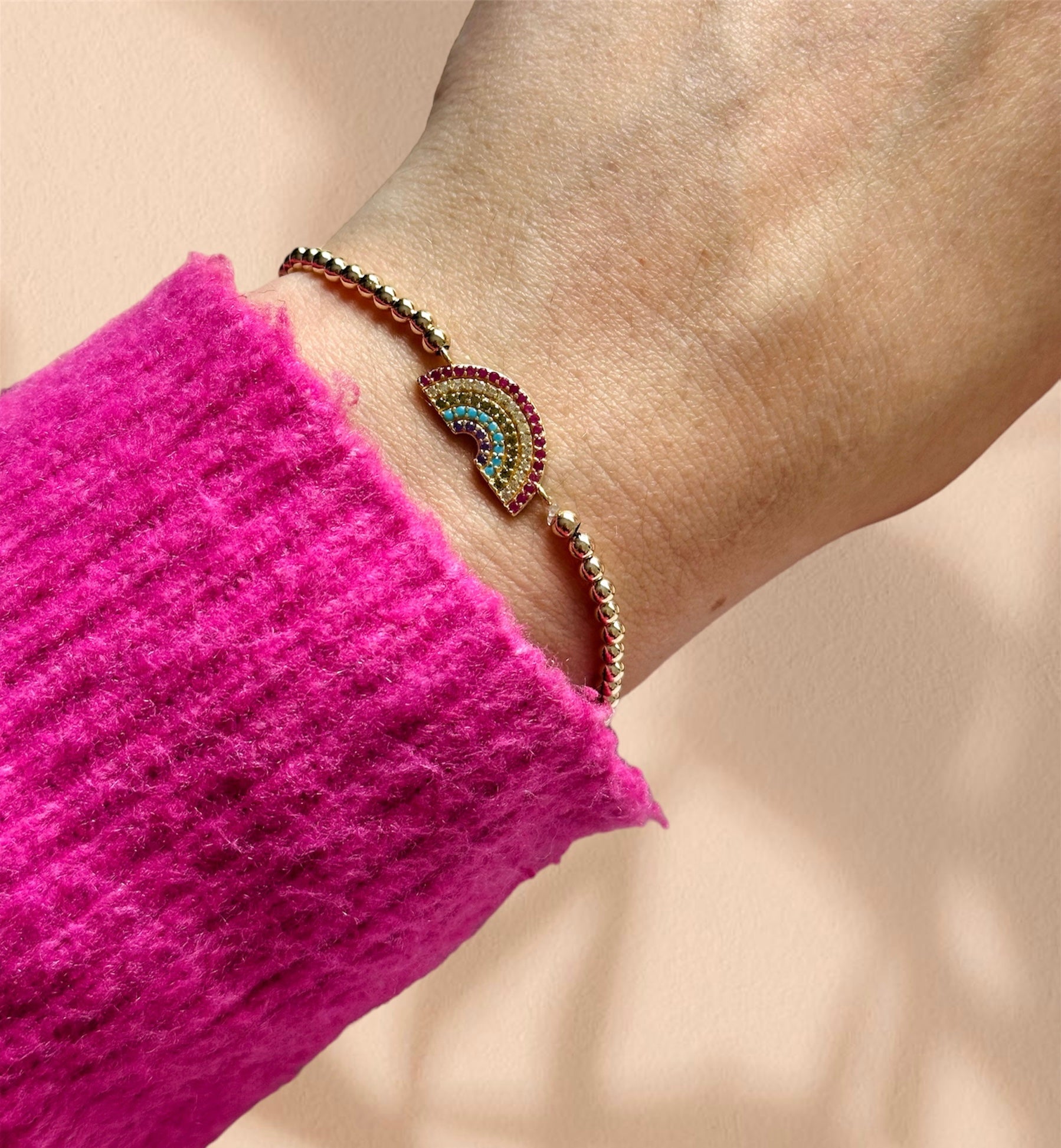 Pulsera Goldfilled Rainbow