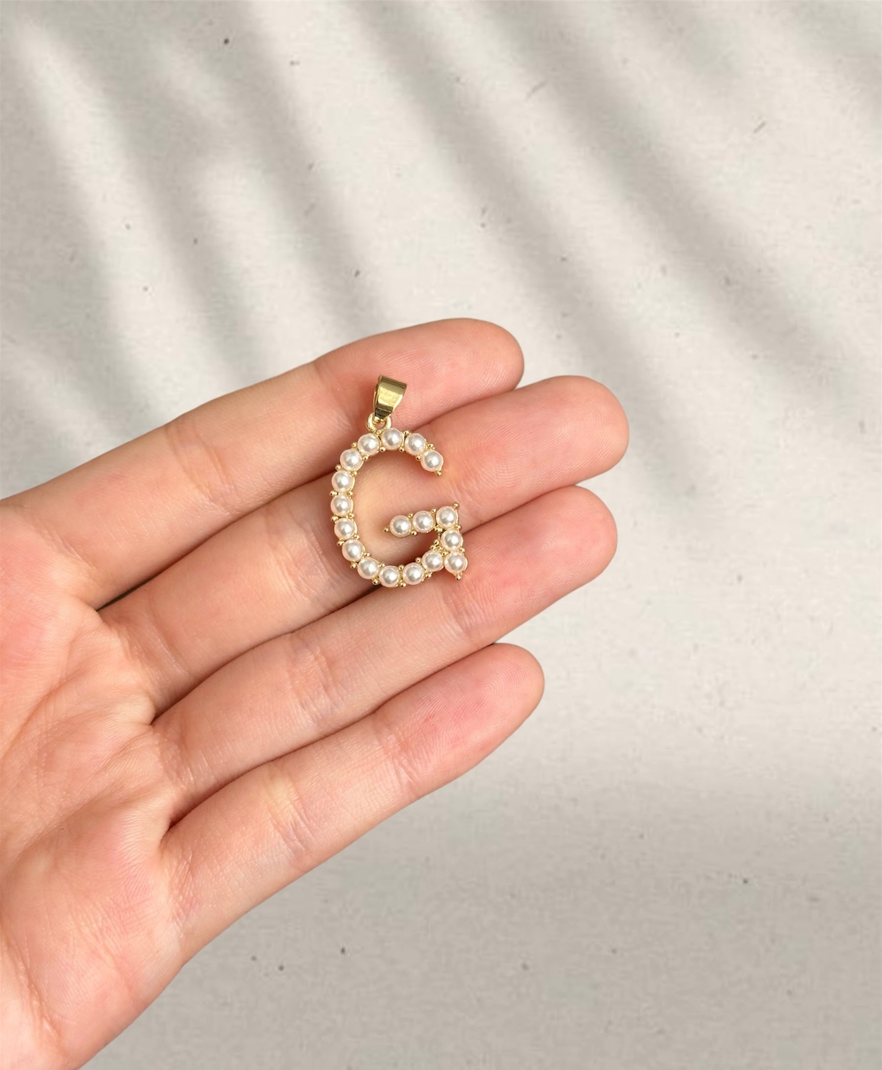 Pearl Inital G Charm