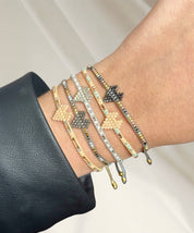 Single Heart Knitted Bracelet
