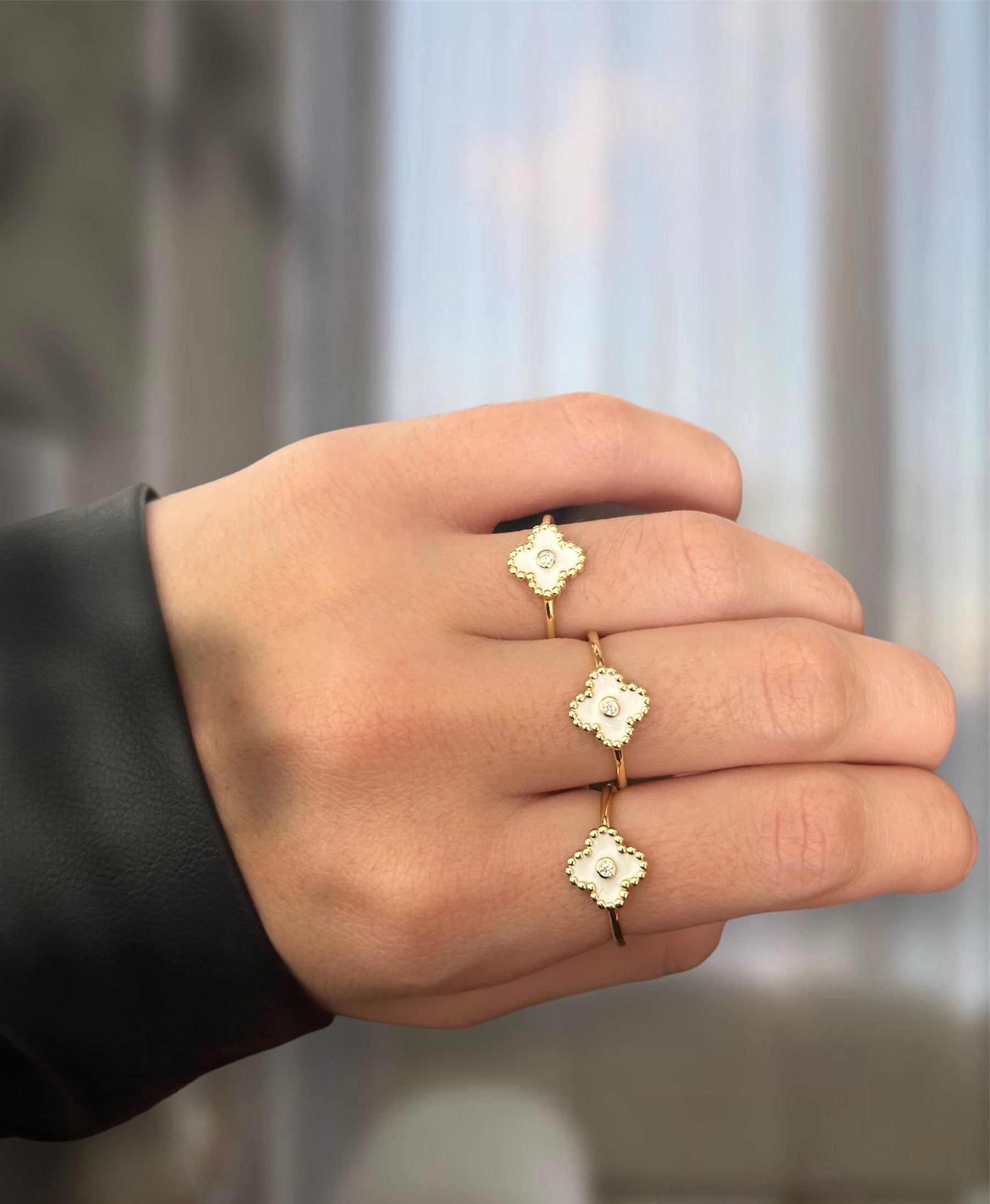 Zoe Clover Ring