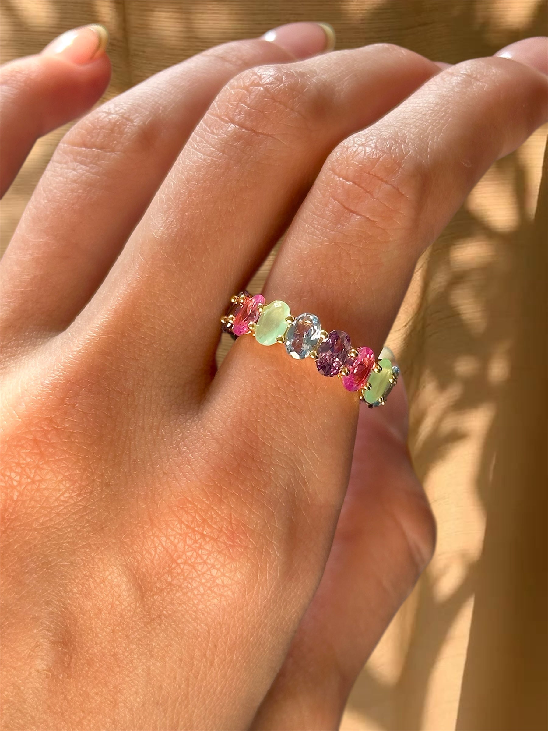 Oval Rainbow Band