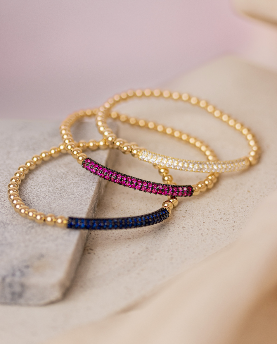 Sparkling Bar Goldfilled Bracelet