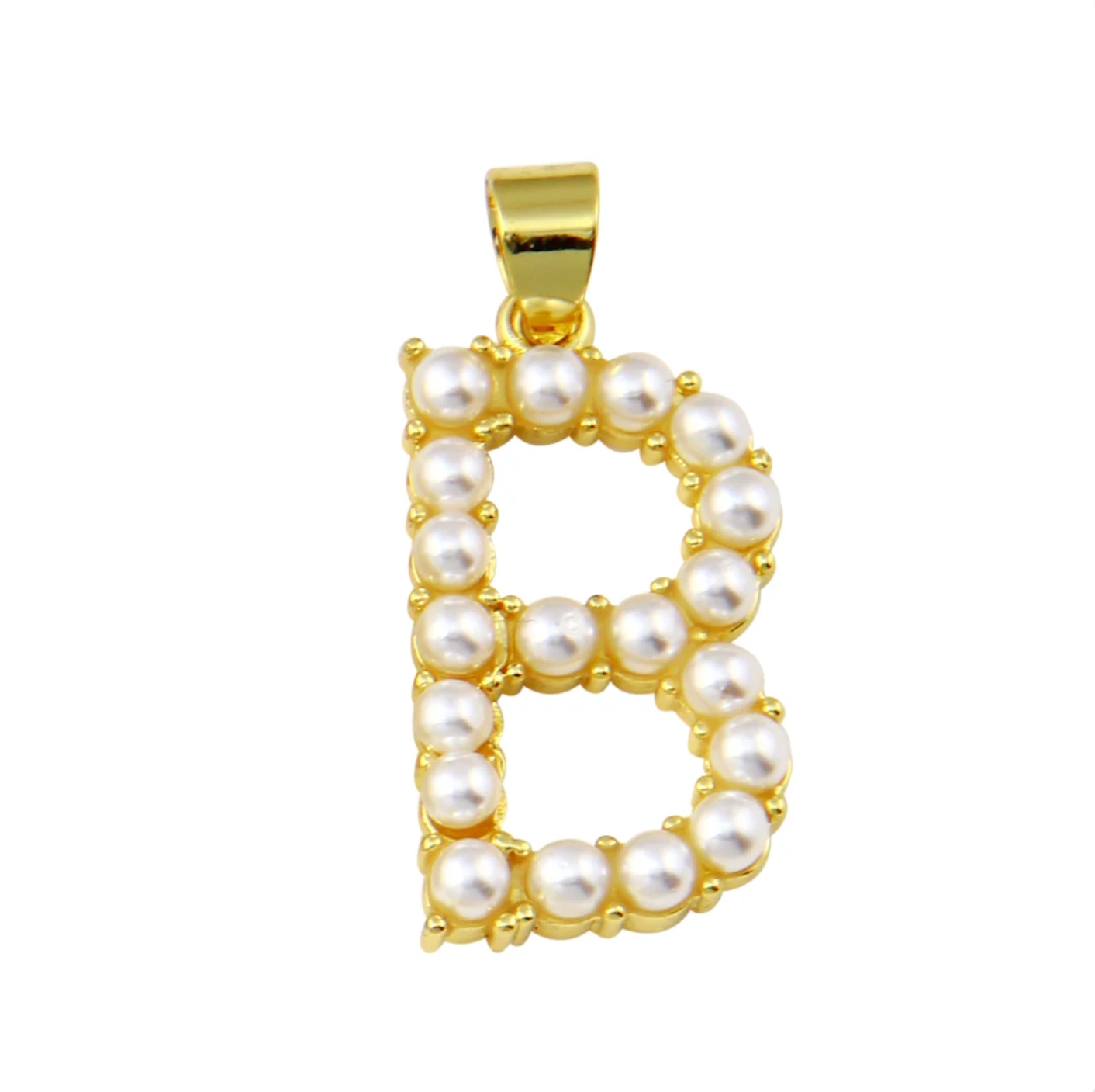 Charm Pearls Letter B