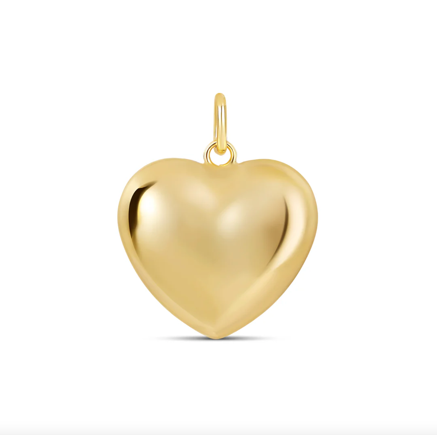 Jumbo Puff Heart Charm