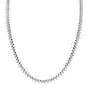 3-Prong Tennis Necklace