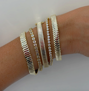 Bezel Square Tennis Bracelet