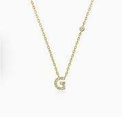 Mini Initial G Necklace