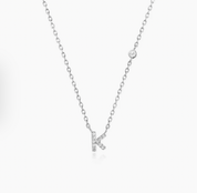 Mini Initial K Necklace