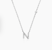 Mini Initial N Necklace