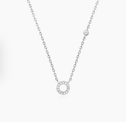 Mini Initial O Necklace