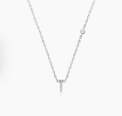 Mini Initial T Necklace