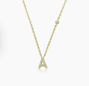 Mini Initial A Necklace