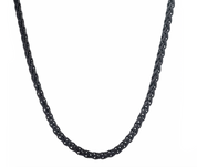 Matte Finish Stainless Steel Spiga Chain