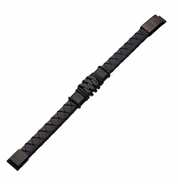 Black and Brown Leather Bohemian Bracelet