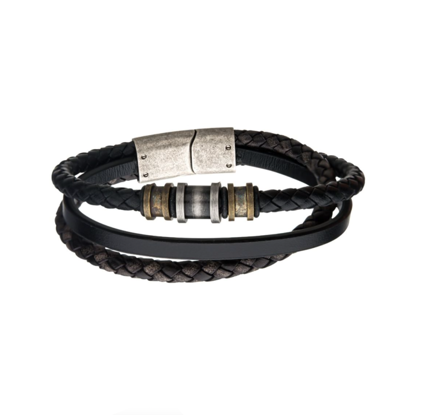 Gold and Silver Multi Layered Bracelet