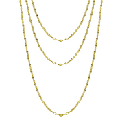 Shimmery Triple Chain