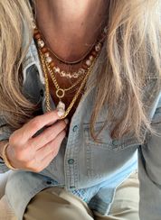 Push Clasp Cuban Chain Necklace