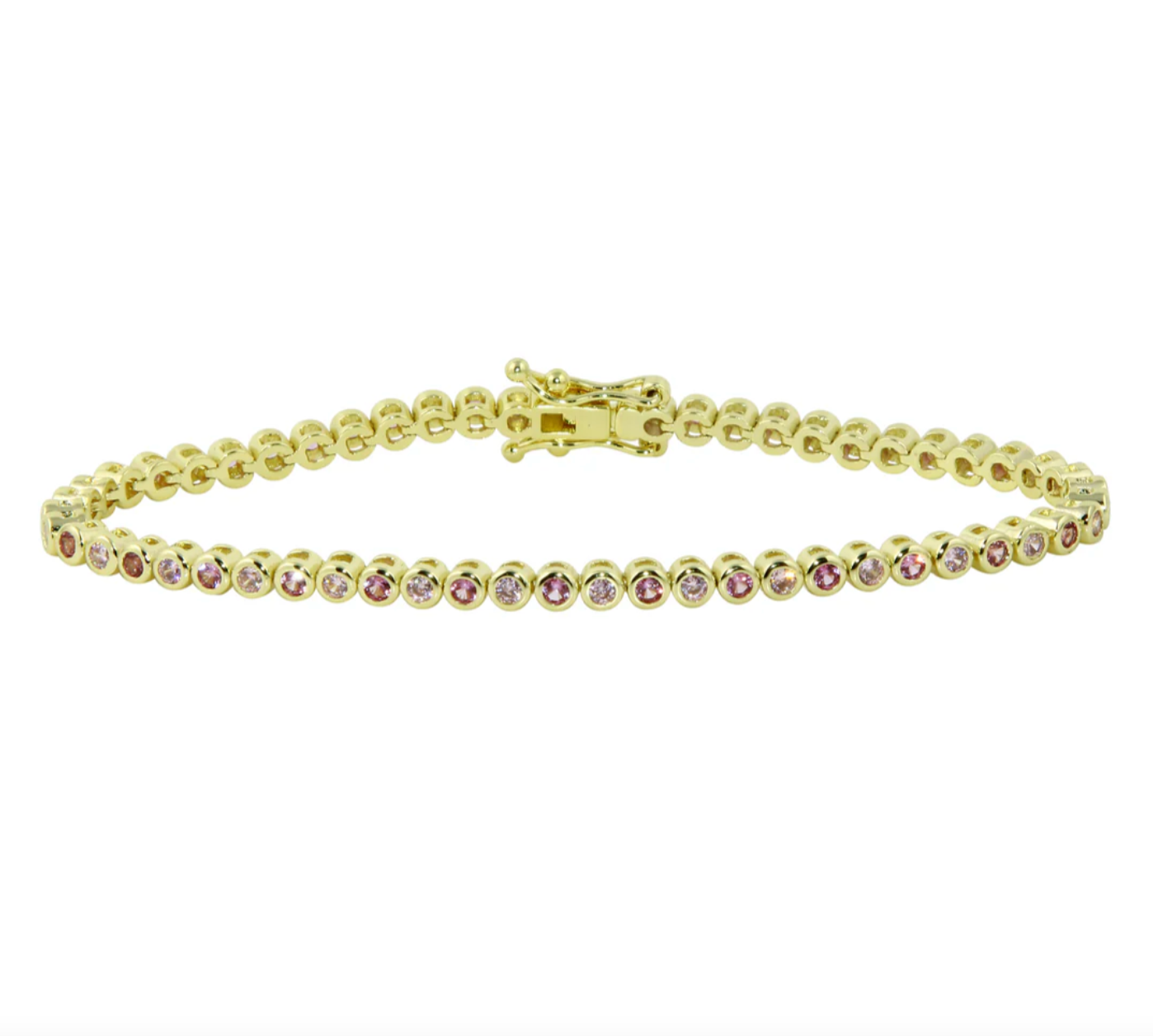Circle Mix Tennis Bracelet