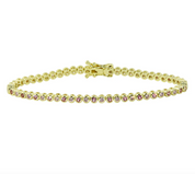 Circle Mix Tennis Bracelet