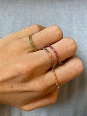 Blue Thin Ring