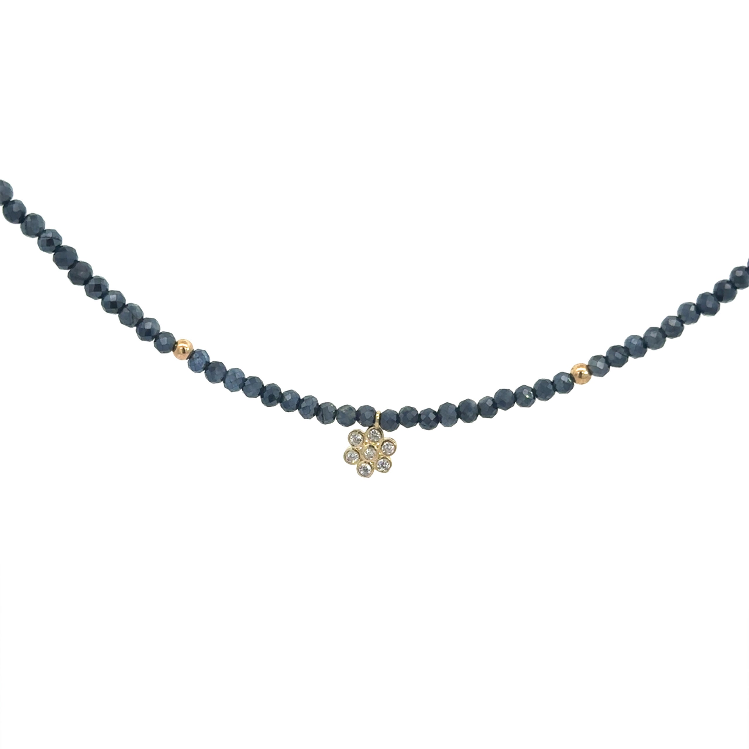 Natural Stones Choker Flower