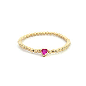 Aimee Heart Goldfilled Bracelet