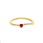 Aimee Heart Goldfilled Bracelet