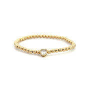 Aimee Heart Goldfilled Bracelet